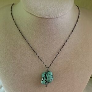 Chic Turquoise Stone Necklace